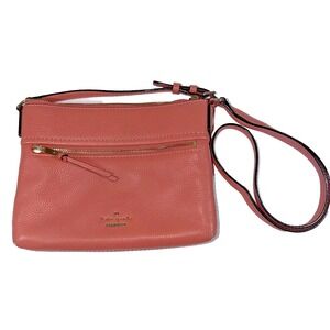 Kate Spade Jackson Street Gabriele Mauve Pink‎ Leather Crossbody Shoulder Bag